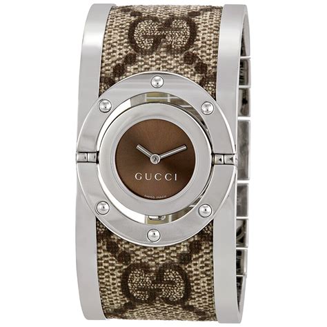 gucci twirl bracelet watch|Gucci bracelet watches for women.